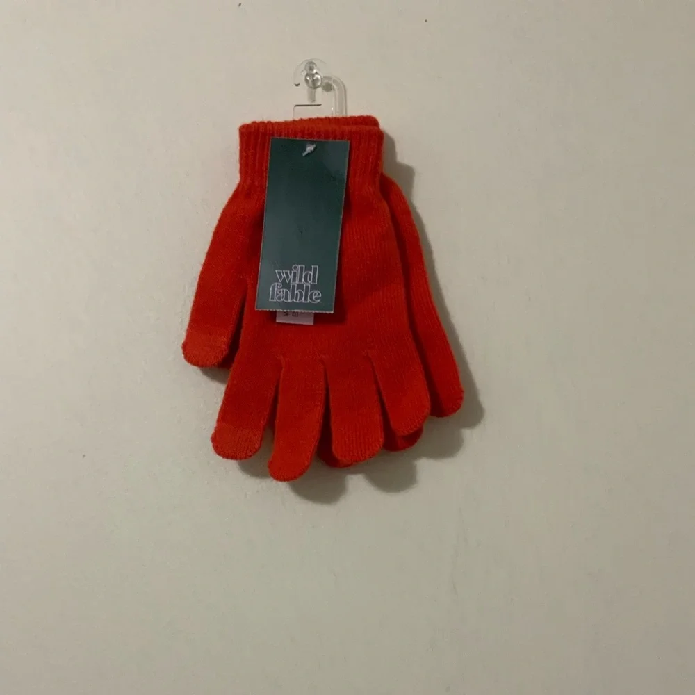 Wild Fable Orange One Size Tech Touch Gloves